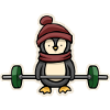 Weightlifting Pinguin