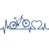 Mountain bike heartbeat