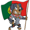 Portugal Fan Dog