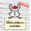 Weihnachtsbaum Umschubser Hase