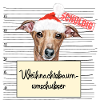 Weihnachtsbaum Umschubser Italienischer Windhund