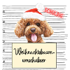 Weihnachtsbaum Umschubser Pudel