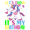 Licorne d’anniversaire
