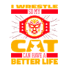 Lutte Chat lutteur