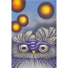 Owl with moon