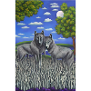 Wolves in wood