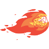 Fireball cube 20 sides
