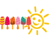 Hello summer sunshine and popsicles