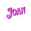 Joan nom personnalisé