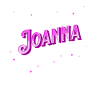 Joanna name personalized