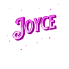 Joyce's name personalized