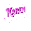 Karen name personalized