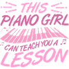 Piano Mädchen