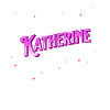 Katherine's name personalized