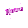 Le nom de Kathleen personnalisé