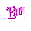 Le nom d’Erin personnalisé