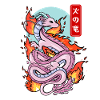 Japanese Fire Dragon Elemental Myth