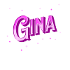 Gina name personalized