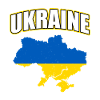 Ukraine Flag Map 2023