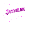 Jacqueline name personalized