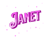Janet name personalized