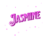 Jasmine name personalized