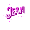 Jean name personalized