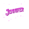 Jennifer name personalized