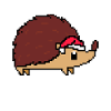 Igel Pixelated Christmas - Lustige Igel