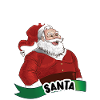 Sjov julemand Beskidt julemandsmotiv