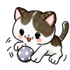 Cat and Ball