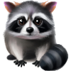 Cute raccoon