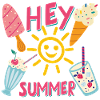 Hello Summer Sunshine Popsicle Lemonade