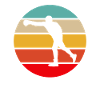 Logo rétro de boxe