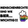 Menschenrechte Bier Spruch Sprüche Regenbogen