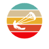 Kite Surfing Retro