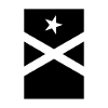 Bandera Independentista Catalana Estelada Negra