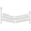 Destroyed Bed Clipart Logo