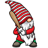 Elfes de Noël Noël Baseball