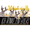 Rentiere trinken Bier
