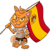 Spanish Fan Cat