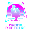 Retro Homme D'Affaire Chef d'entreprise