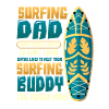 Père et fils surfeurs, surfeurs.