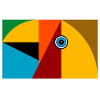 Parrot abstract.
