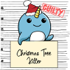 Weihnachtsbaum Umschubser Narwal