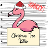 Weihnachtsbaum Umschubser Flamingo