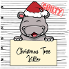 Weihnachtsbaum Umschubser Nilpferd