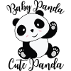 Bébé Panda mignon panda