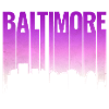 Baltimore Skyline Gradient