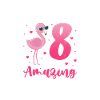 8e anniversaire Flamingo